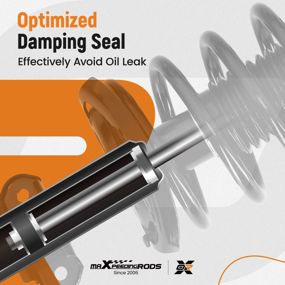 Front Suspension Shock Absorber For 2011-2018 compatible for Dodge Grand Caravan TownCountry