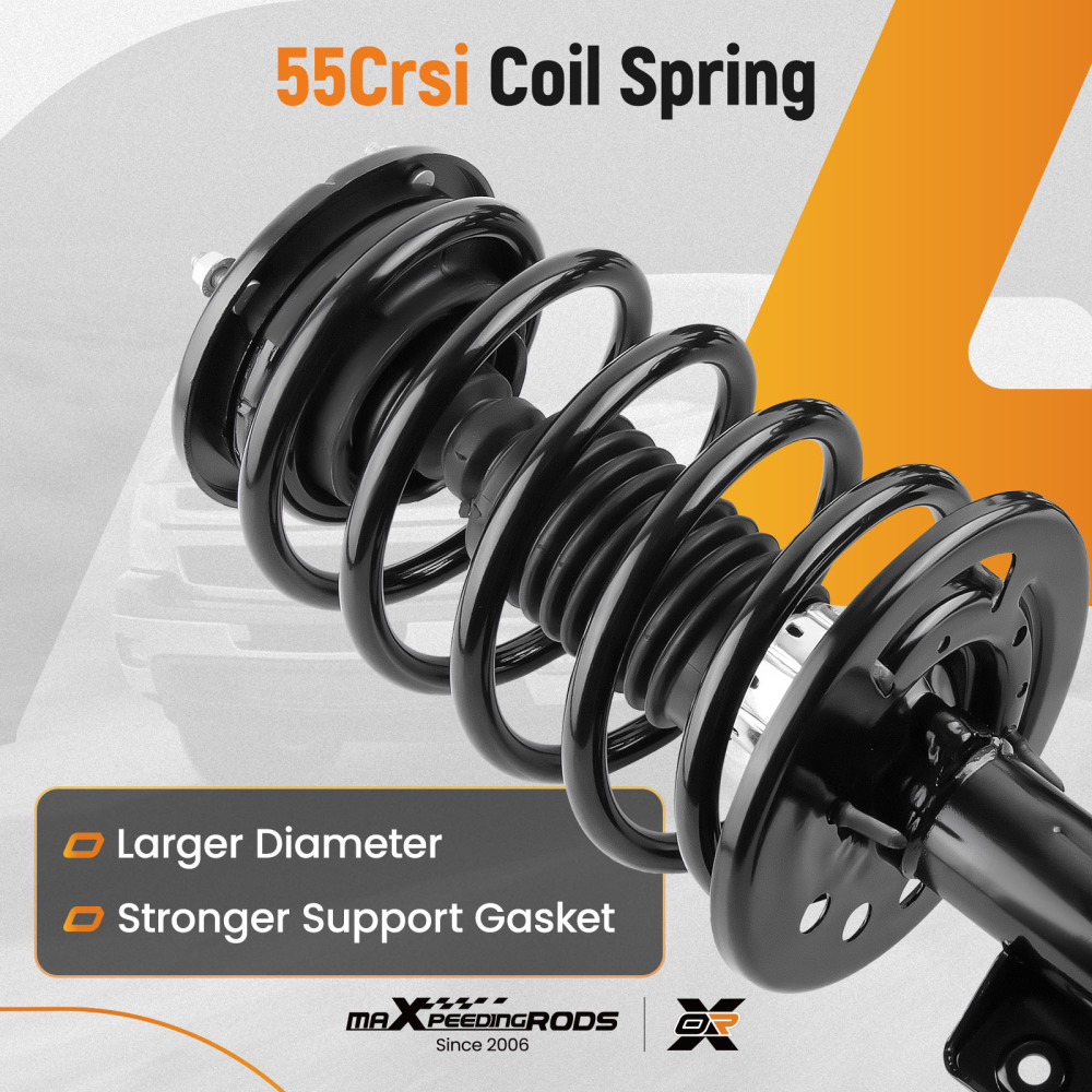 2pcs Front Struts w/Coil Spring Assembly compatible for Mercury Sable 2008-2009 compatible for FWD 172530