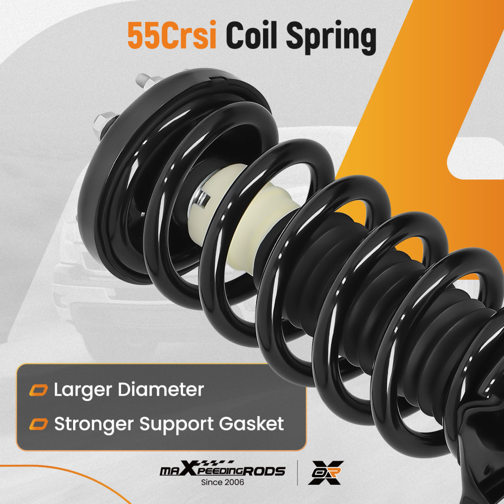 2pcs Front Struts w/Coil Springs Assembliy compatible for Acura TSX 2009 2010 2011 2012