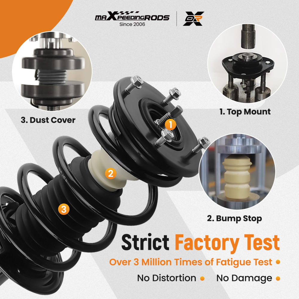 Suspension Front Struts w/Coil Springs Assembliy compatible for Ford Flex 2010-2011 272534