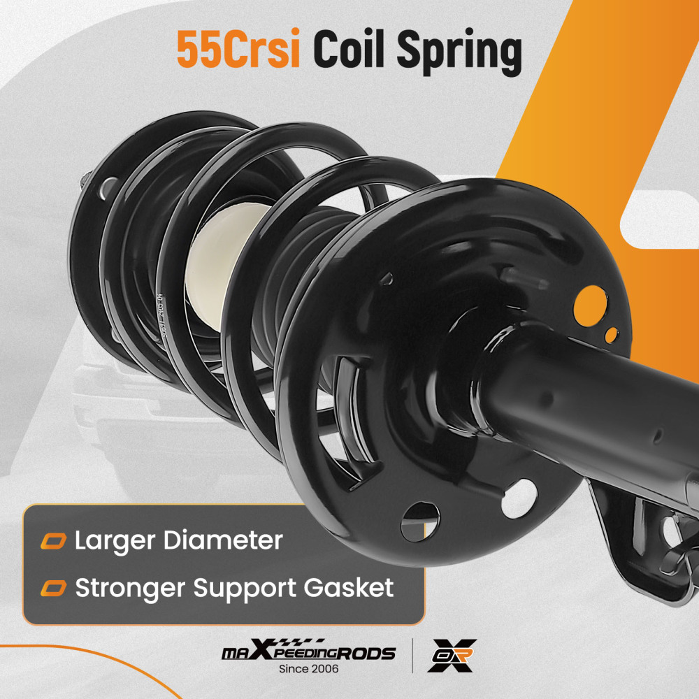 Suspension Front Struts w/Coil Springs Assembliy compatible for Ford Flex 2010-2011 272534