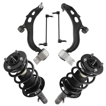 6x Front Struts Control Arms Sway Bar Links Kit for 2010-2012 compatible for Ford Flex AWD