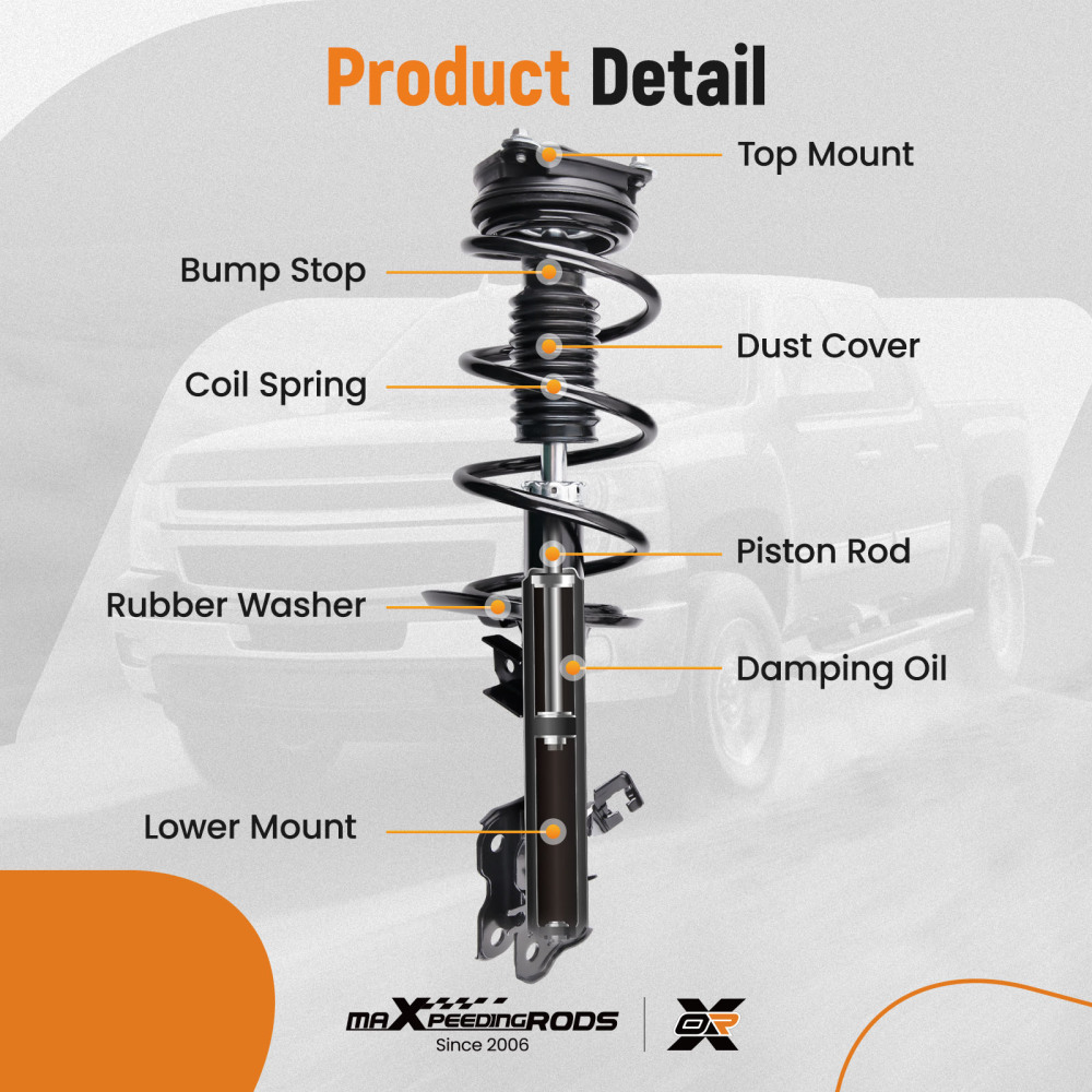 MaXpeedingrods Suspension Front Strut Control Arm compatible for Nissan Rogue 2012-2015 AWD