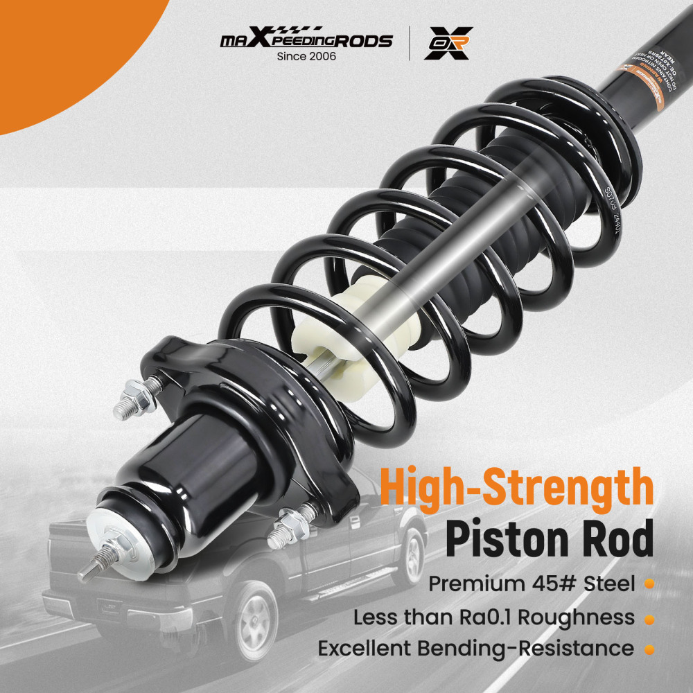 Pair Rear Shock Strut Compatible For Chrysler 200 11-14 Sebring 2007-10 Dodge Avenger 08-14