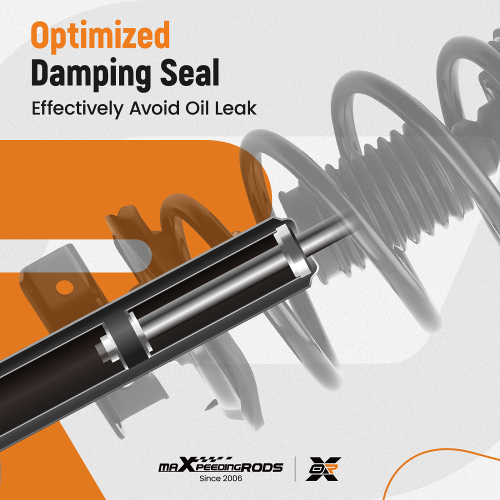 2x Front Shock Struts compatible for Buick Enclave Chevrolet Traverse compatible for GMC Acadia 2013-2016