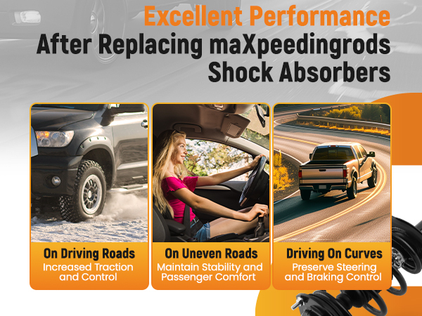 4PCS FrontRear Complete Strut Shocks Assembly compatible for GMC Acadia Buick Enclave