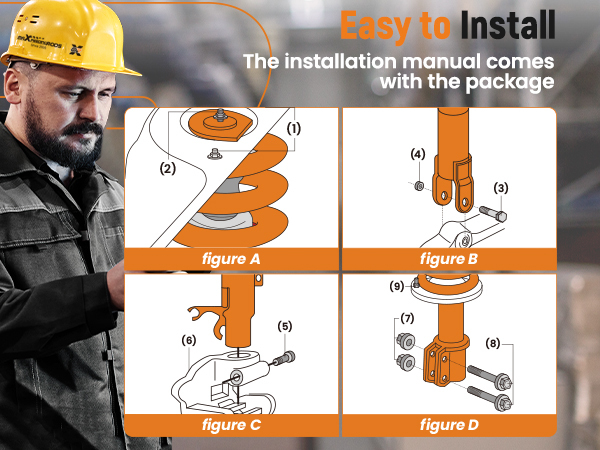 4PCS FrontRear Complete Strut Shocks Assembly compatible for GMC Acadia Buick Enclave