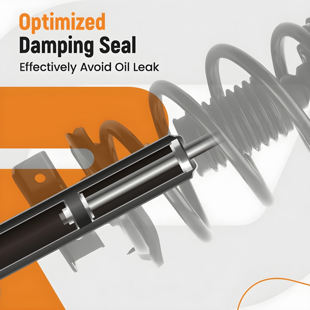 4PCS FrontRear Complete Strut Shocks Assembly compatible for GMC Acadia Buick Enclave