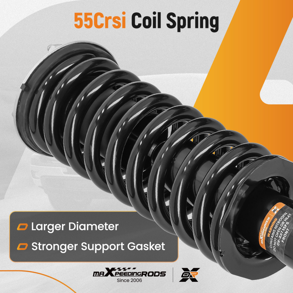 1 Pair Front Shock Struts compatible for Nissan Frontier compatible for Suzuki Equator 2005-18 2009 2012