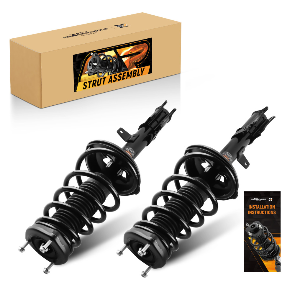 Pair For 2001-2003 compatible for Toyota Highlander FWD Rear Complete StrutsCoil Springs Set