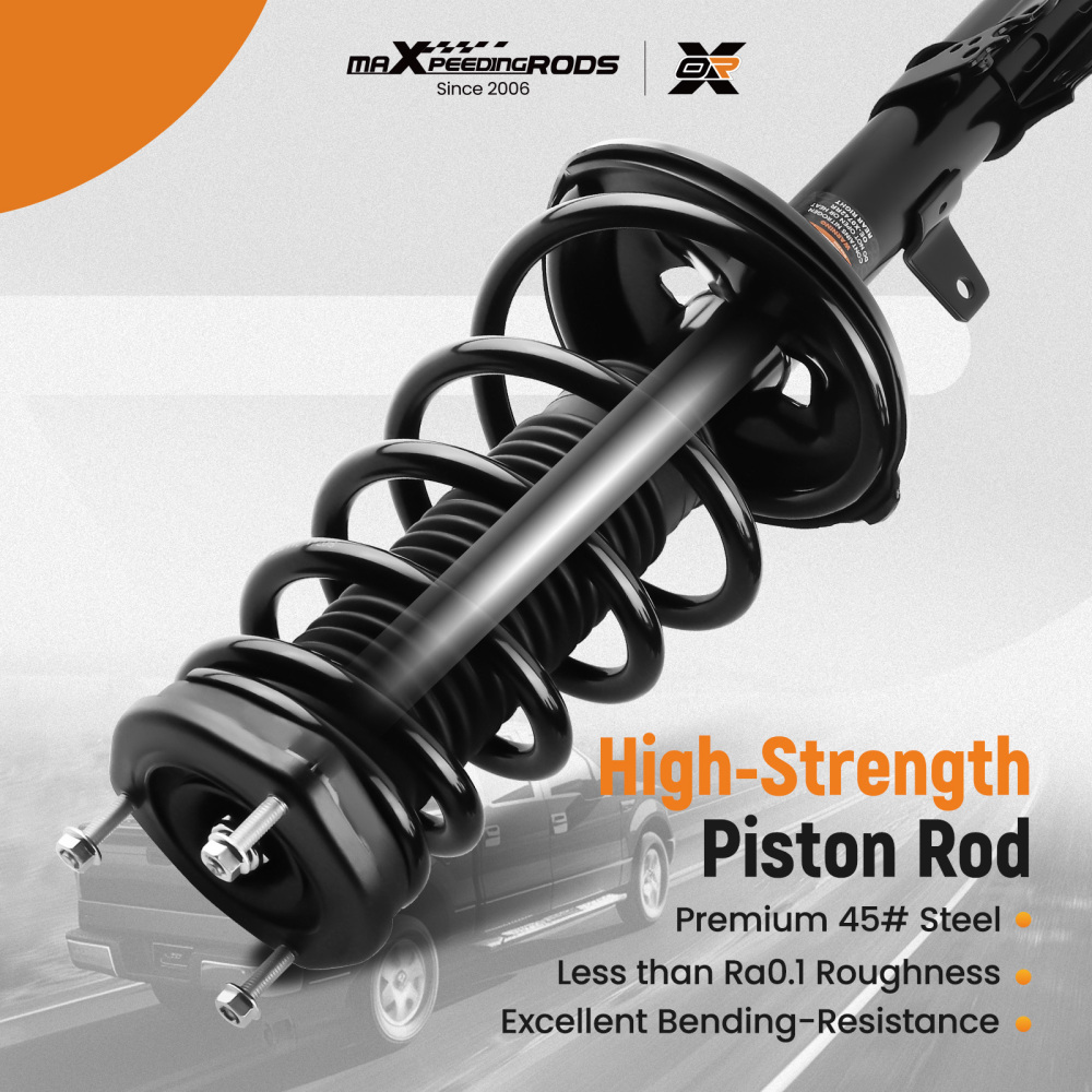 Pair For 2001-2003 compatible for Toyota Highlander FWD Rear Complete StrutsCoil Springs Set