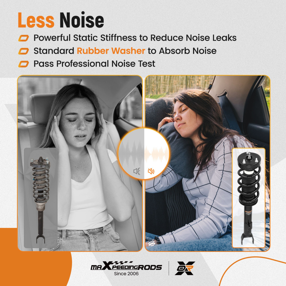 Front Suspension Shock Absorber For 12-2018 compatible for Dodge Challenger Charger 3.6LITER V6