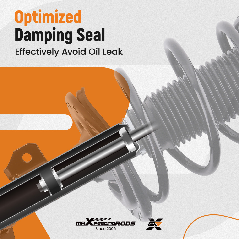 Front Suspension Shock Absorbers For 2012-2017 compatible for Toyota Camry 2.5LITER L4 SE/XSE