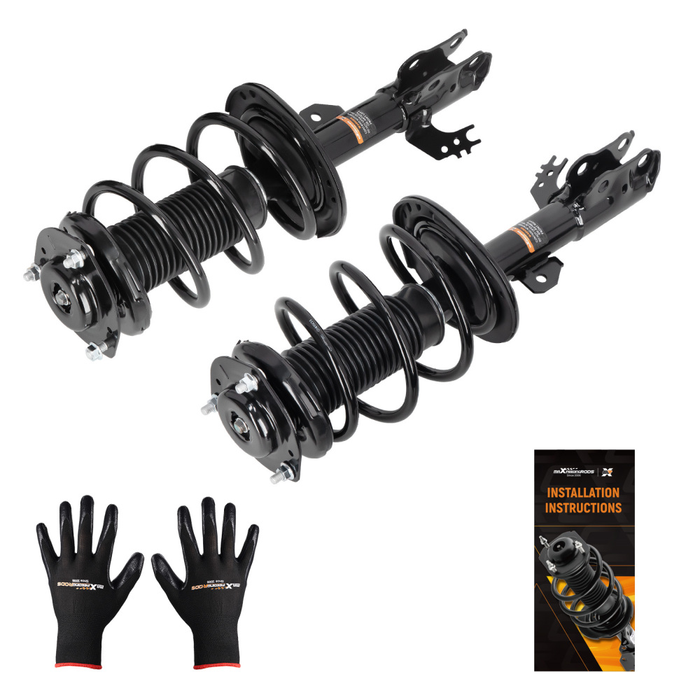 Front Left + Right Strut Spring Assembly compatible for Toyota Camry 2012-2014 2.5LITER L4