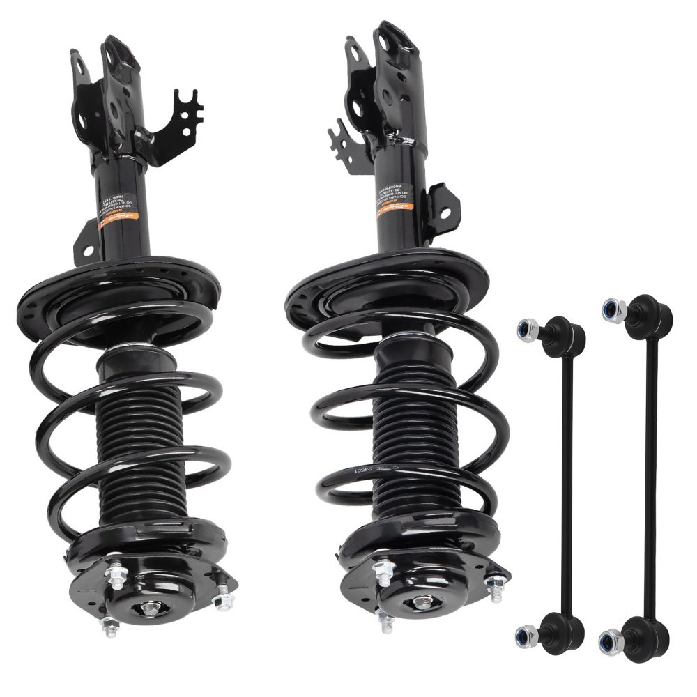 MaXpeedingrods Front Struts w/Sway Bar Links compatible for Toyota Camry 2012-2017 2.5L