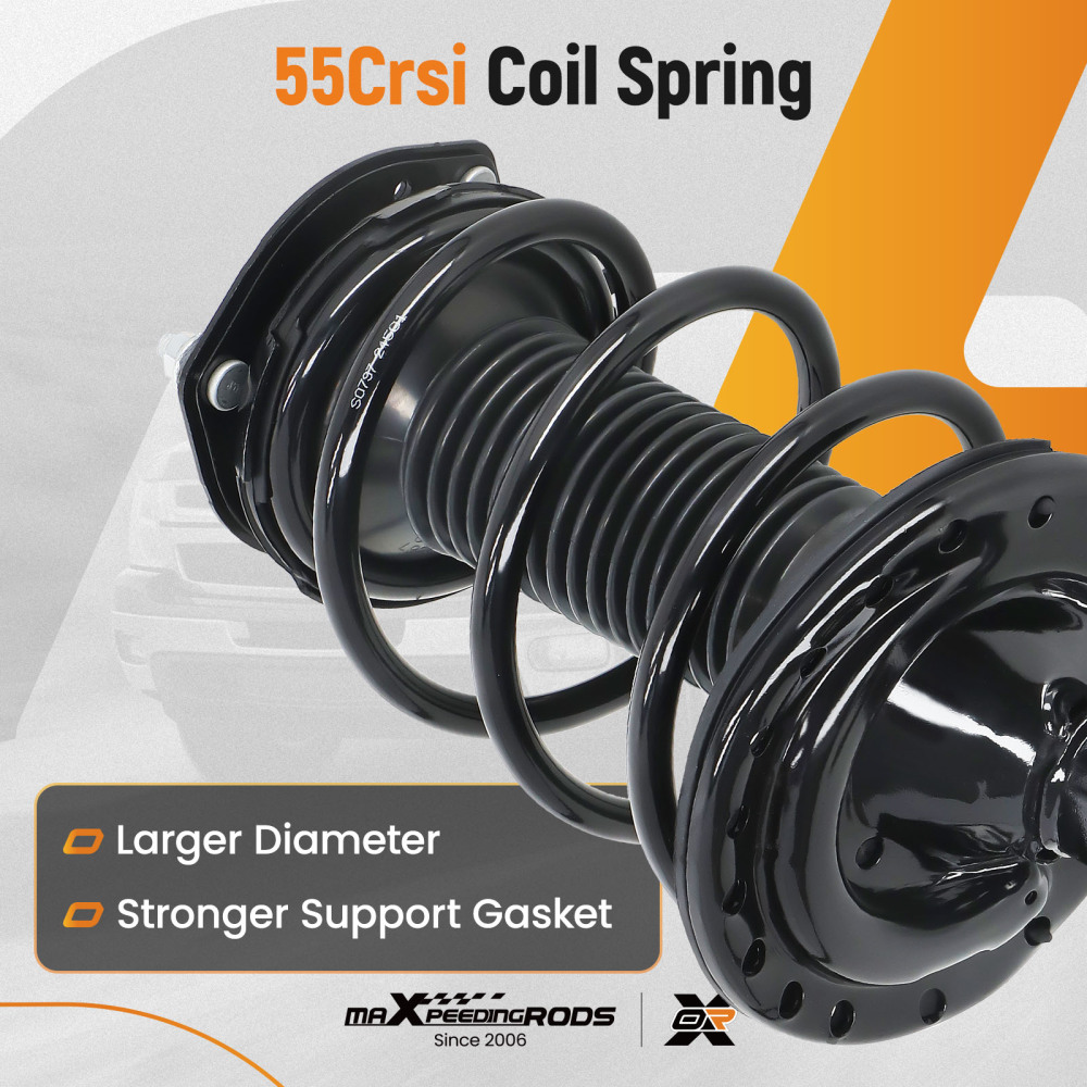 MaXpeedingrods Front Struts w/Sway Bar Links compatible for Toyota Camry 2012-2017 2.5L