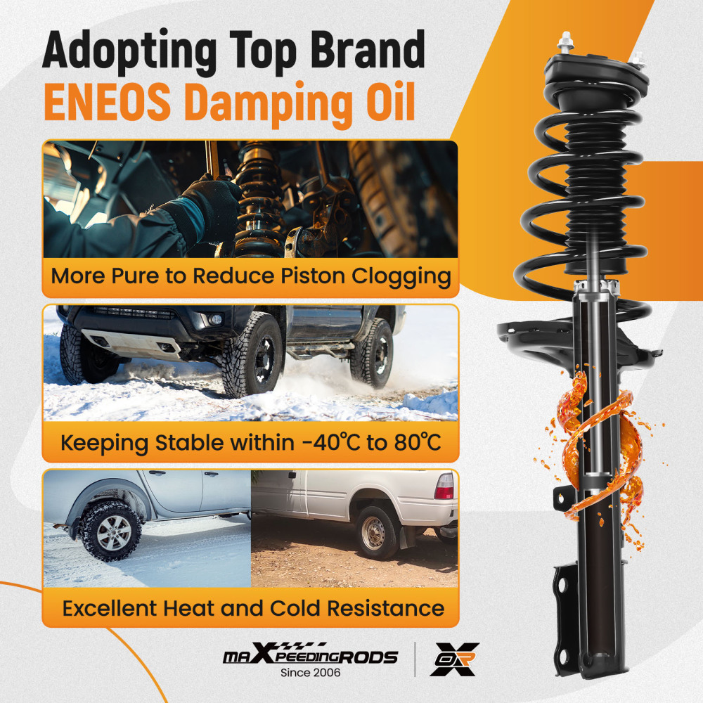 Rear Suspension Shock Absorber compatible for Toyota Highlander 2008-2013 Venza 2013-2015