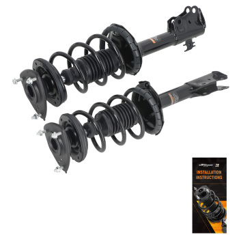 2pcs Front L+R Shock Struts Assembly compatible for Scion xA compatible for Scion xB 2004-2006 1331773