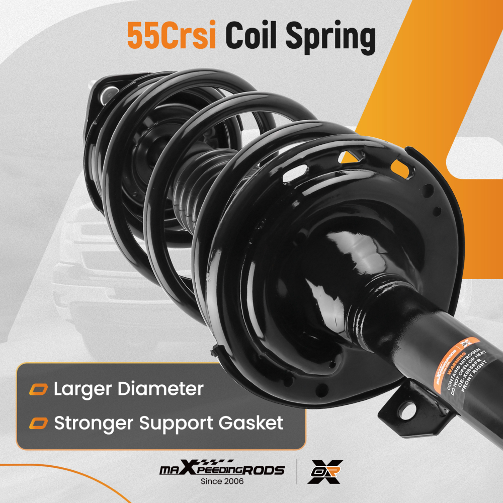 Front Suspension Shock Absorbers compatible for Toyota Sienna 2011-2014 3.5LITER V6 compatible for FWD