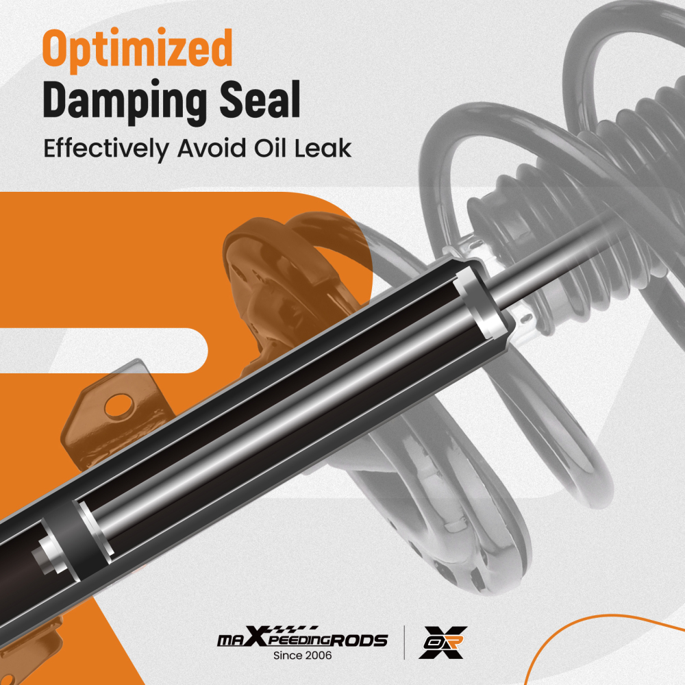 Front Suspension Shock Absorbers compatible for Toyota Sienna 2011-2014 3.5LITER V6 compatible for FWD