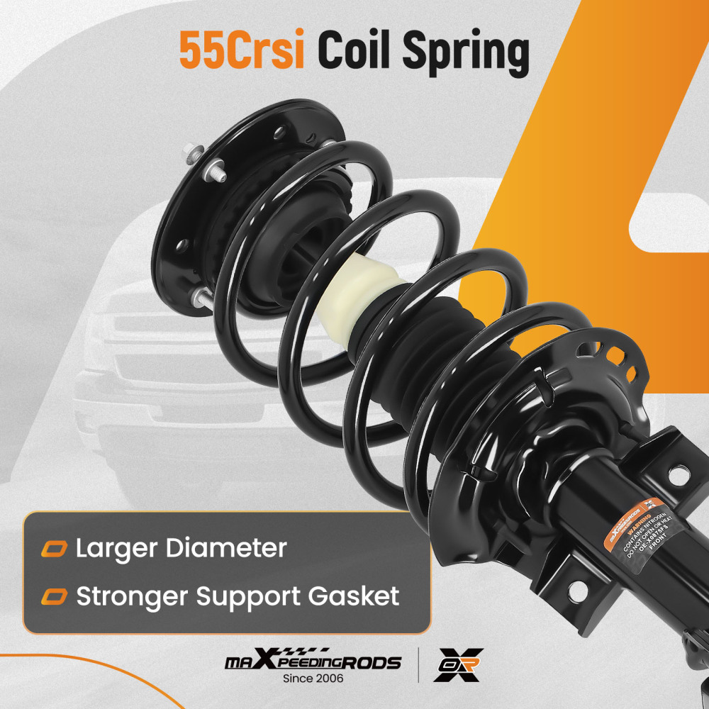 1 Pair Front Shock Struts Assy compatible for Ford Fusion 2013-2015 172638 2.0LITER