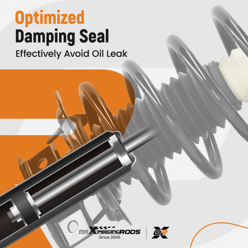 1 Pair Front Shock Struts Assy compatible for Ford Fusion 2013-2015 172638 2.0LITER