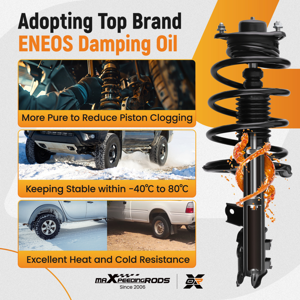 Front Suspension Shock Absorber For 2010-2013 compatible for Kia Forte Sedan Koup Forte5 12-13