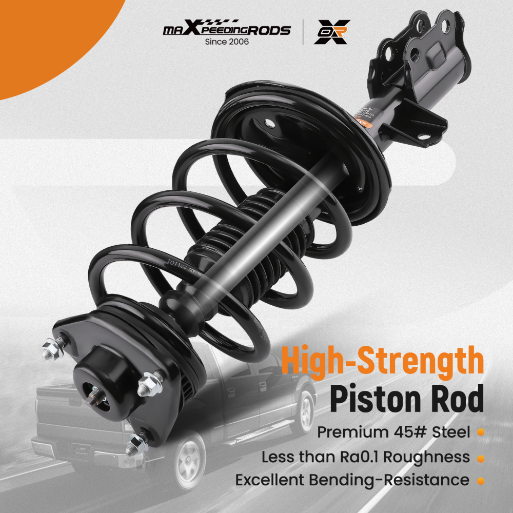 4x Front Complete Struts w/ Sway Bar Links compatible for Kia Forte 2010-2013 2.0L 2.4L