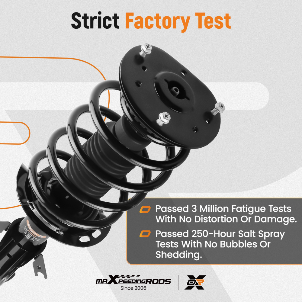 MaXpeedingrods 1 Pair Front Shock Struts Assy compatible for Ford Fusion 2013-2019