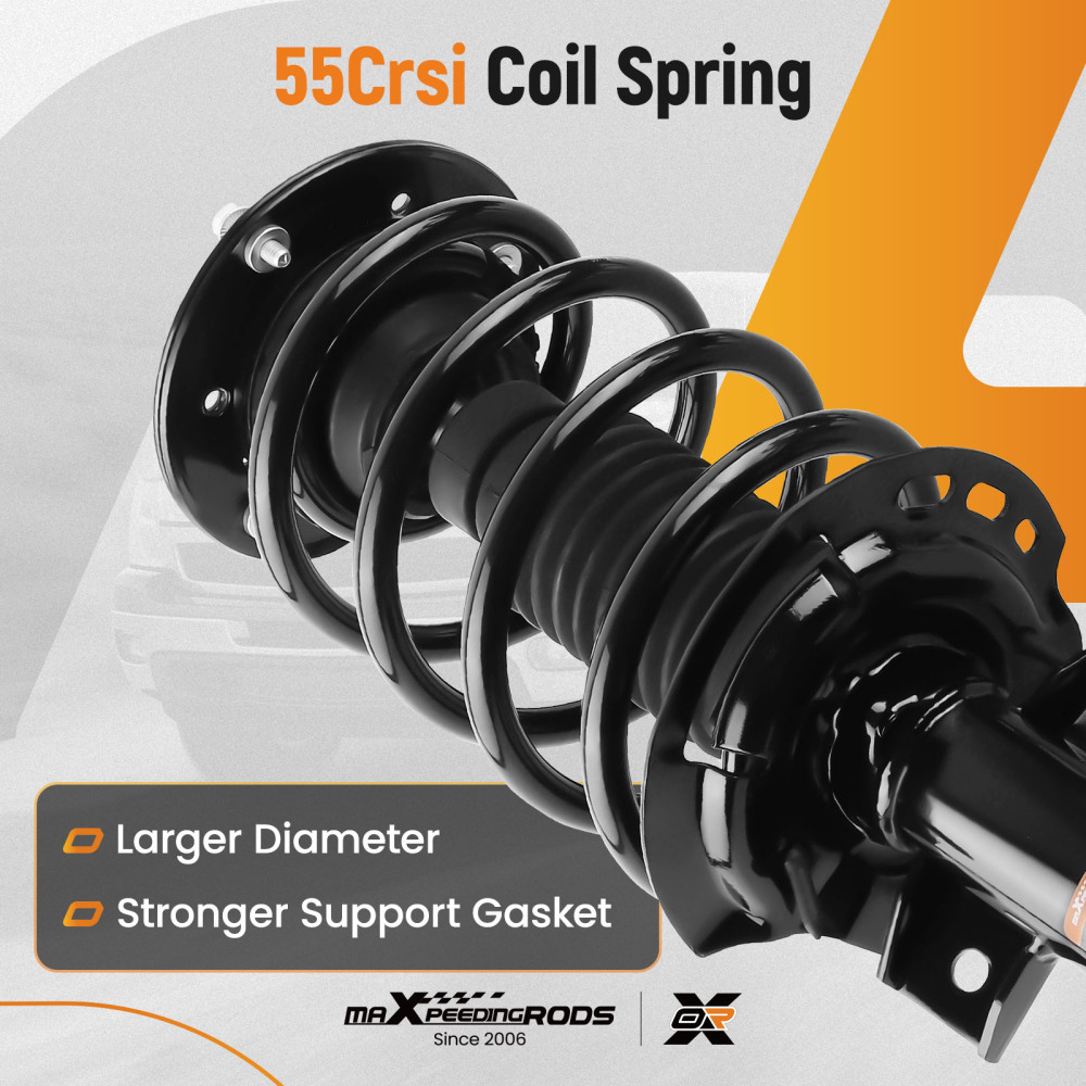 MaXpeedingrods 1 Pair Front Shock Struts Assy compatible for Ford Fusion 2013-2019