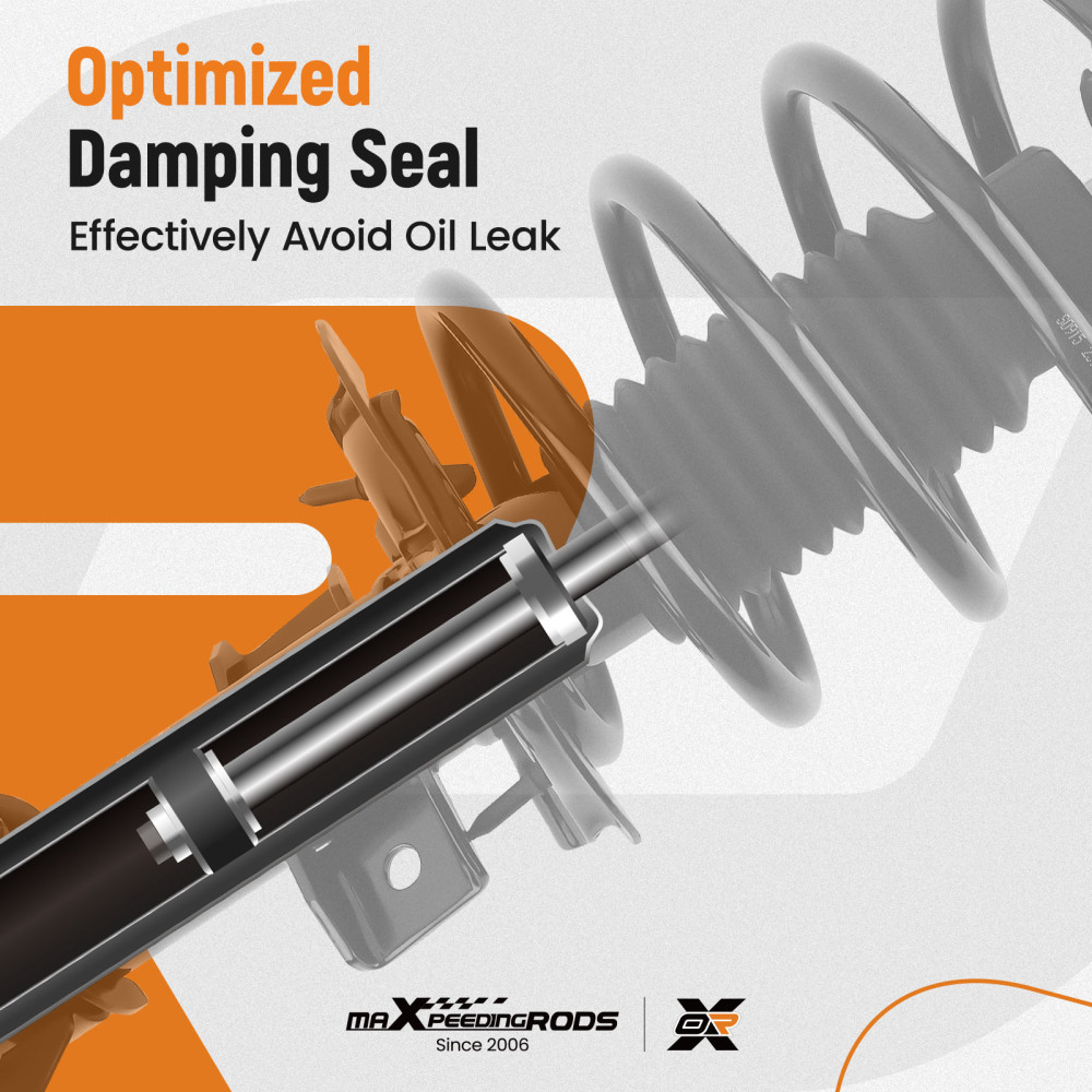 MaXpeedingrods 1 Pair Front Shock Struts Assy compatible for Ford Fusion 2013-2019