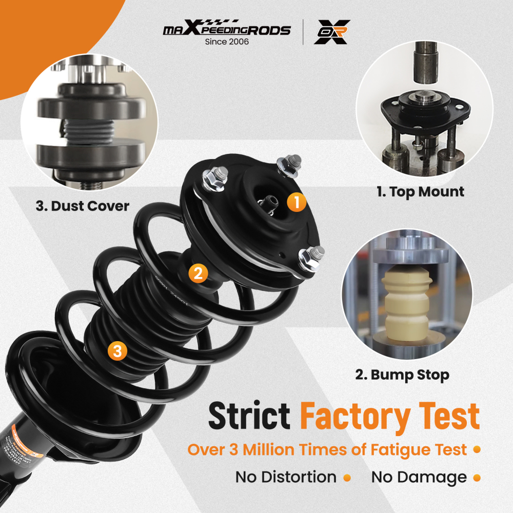 Front Struts w/Coil Spring compatible for Honda Civic 2012 LX/BASE/DX/EX/EX-L/GX/HF/HYB