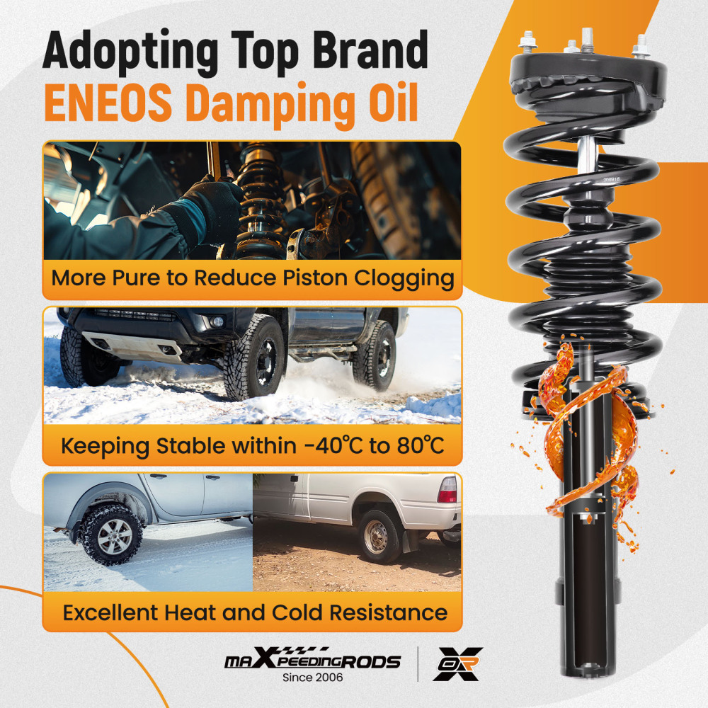 Front OE Replacement Suspension Shock Absorber compatible for Chrysler 300 compatible for Dodge Charger 2012 2013-2019