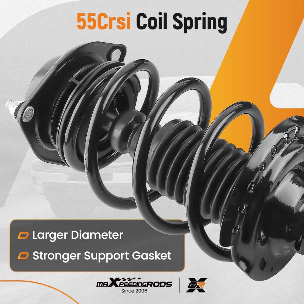 2pcs Front Complete Struts w/ Coil Spring Compatible for Hyundai Elantra 2011-2016 sedan