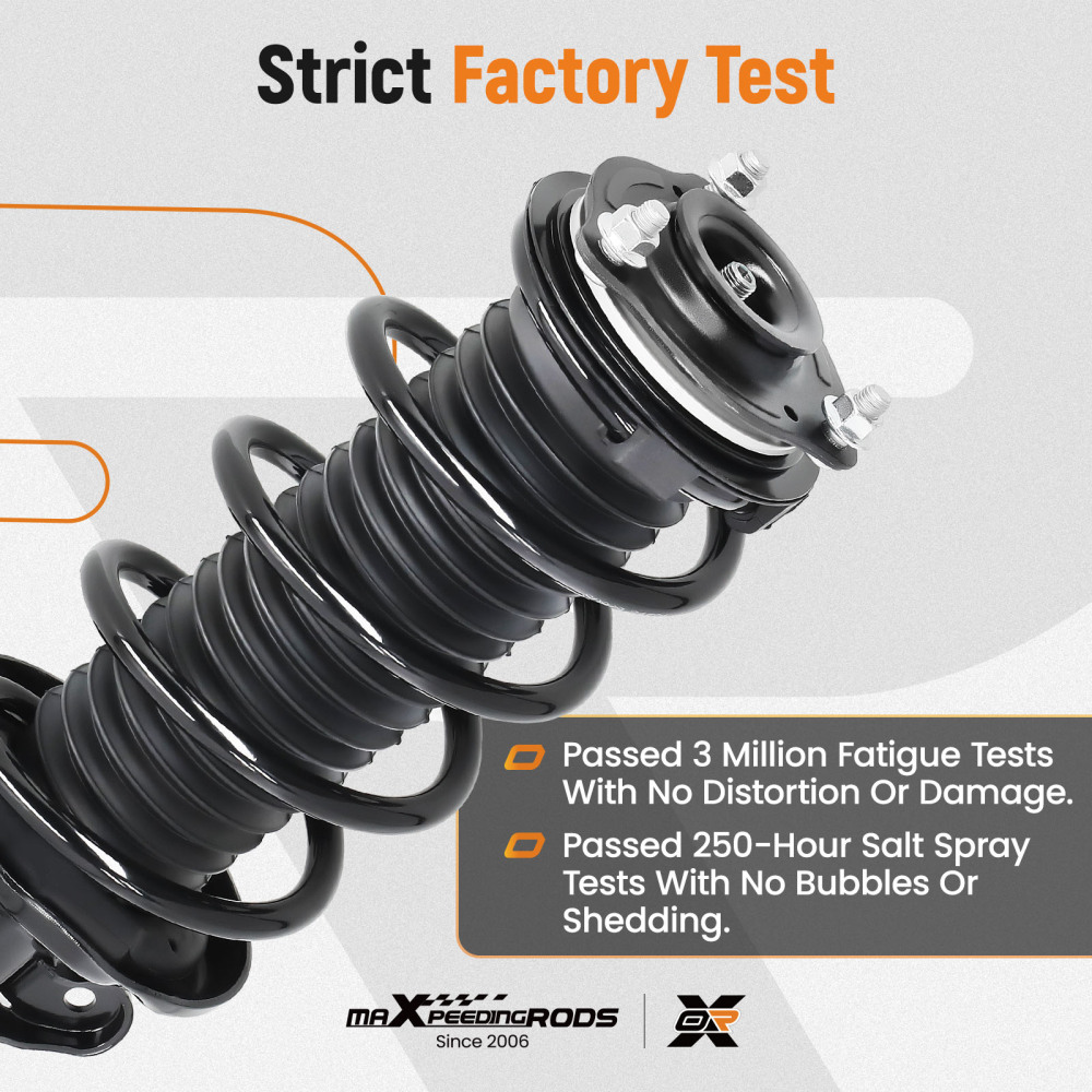2pcs Front Complete Struts w/ Coil Spring For 2012 compatible for Honda Civic 1.8L L4 DX/EX/LX