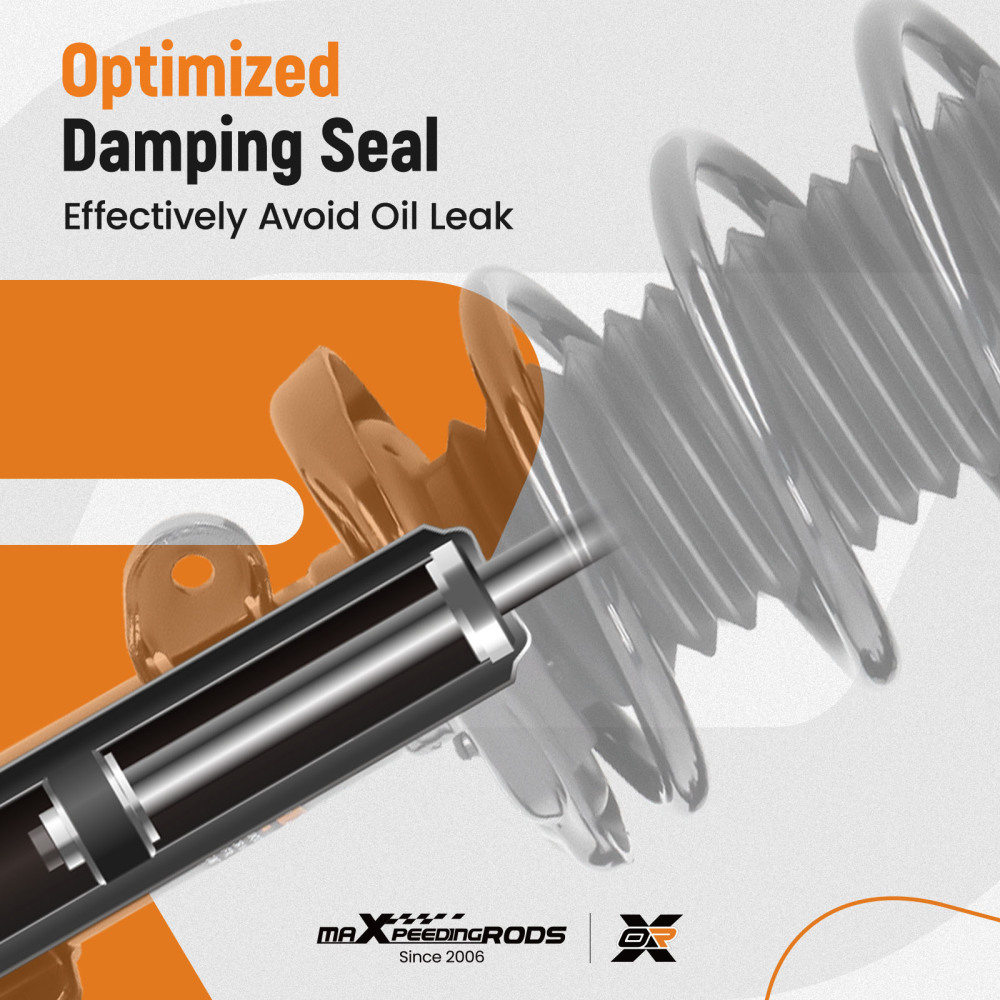 2pcs Front Complete Struts w/ Coil Spring For 2012 compatible for Honda Civic 1.8L L4 DX/EX/LX