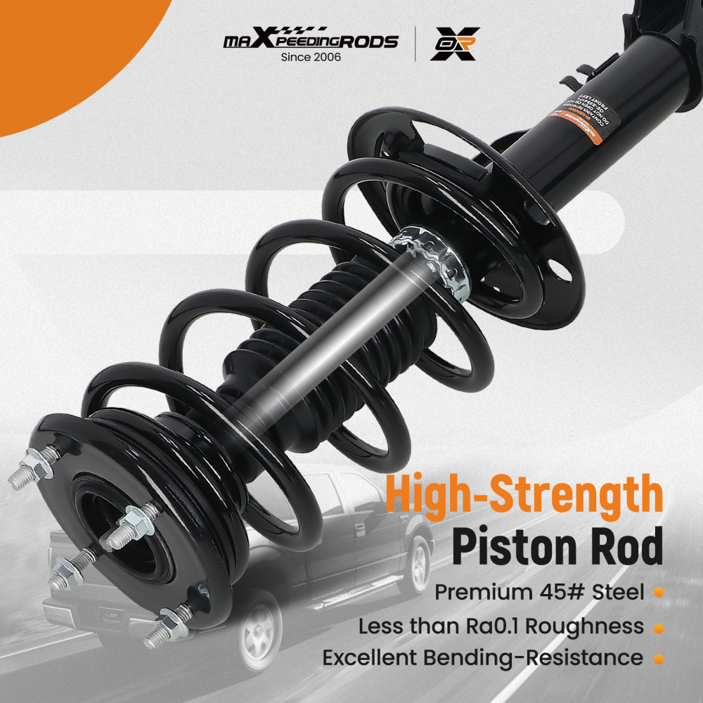 2PCs Front Strut compatible for Ford Explorer 2013 2014 2015 2016 2017 2018 2019 3.5L compatible for FWD