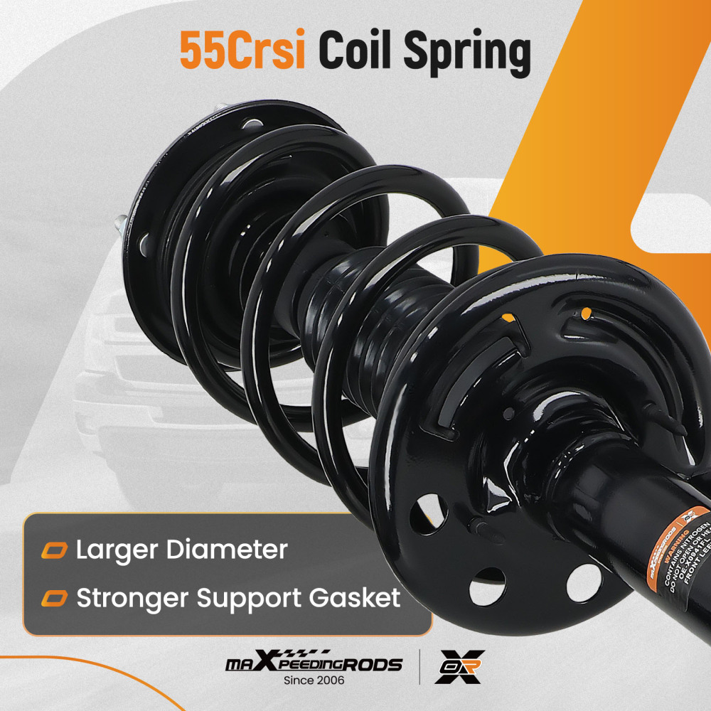 2PCs Front Strut compatible for Ford Explorer 2013 2014 2015 2016 2017 2018 2019 3.5L compatible for FWD