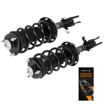 2x Front Complete Struts w/Coil Spring For 2009 2010 2011-2015 compatible for Honda Pilot 3.5L