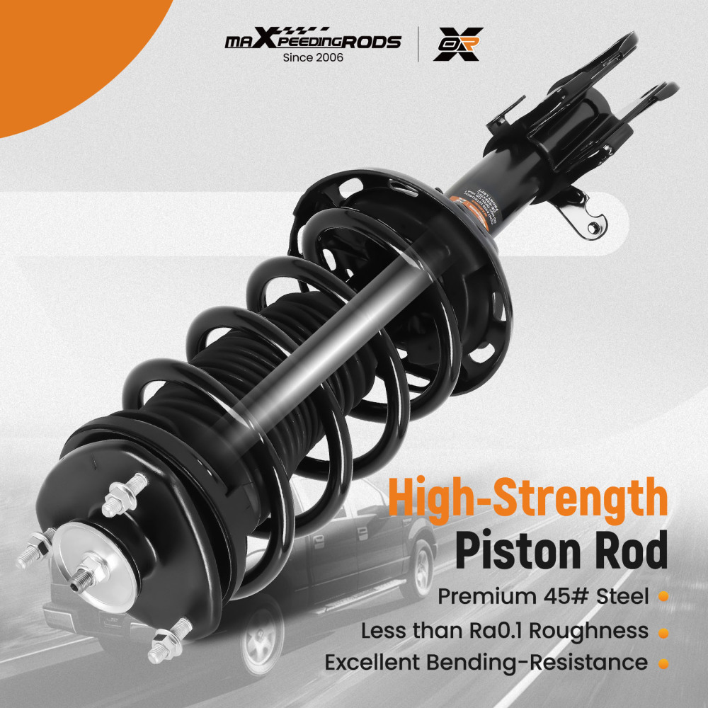 2x Front Complete Struts w/Coil Spring For 2009 2010 2011-2015 compatible for Honda Pilot 3.5L