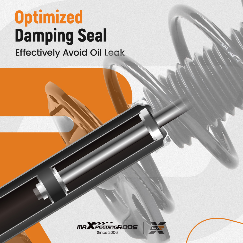 Front Suspension Shock Absorbers compatible for Toyota RAV4 2.5LITER L4 2013-2015 1333524L