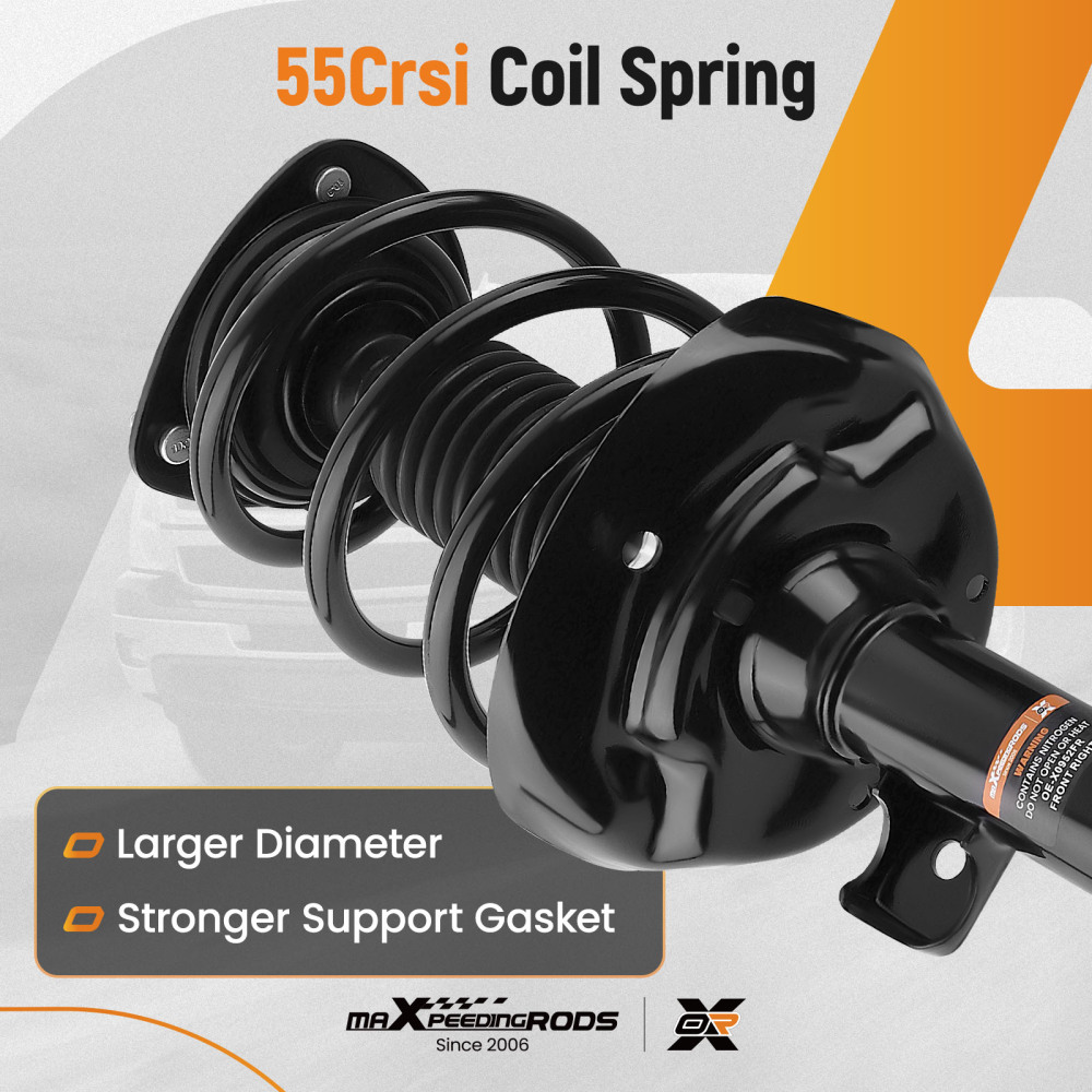 2x Front Complete Strut Spring Assembly compatible for Honda Accord 2013-2017 172970 172971