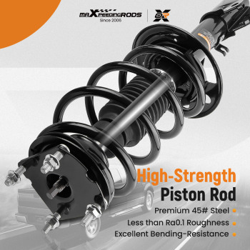 2pcs Front Complete Struts w/ Coil Springs For 2011 2012 2013 compatible for Ford Explorer compatible for FWD