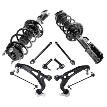 10pcs Front Complete Struts Control Arms for 2011-2013 compatible for Ford Explorer 3.5L V6