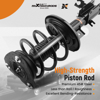 MaXpeedingrods Suspension Front Struts w/ Control Arm Compatible For Nissan Maxima 2009-14