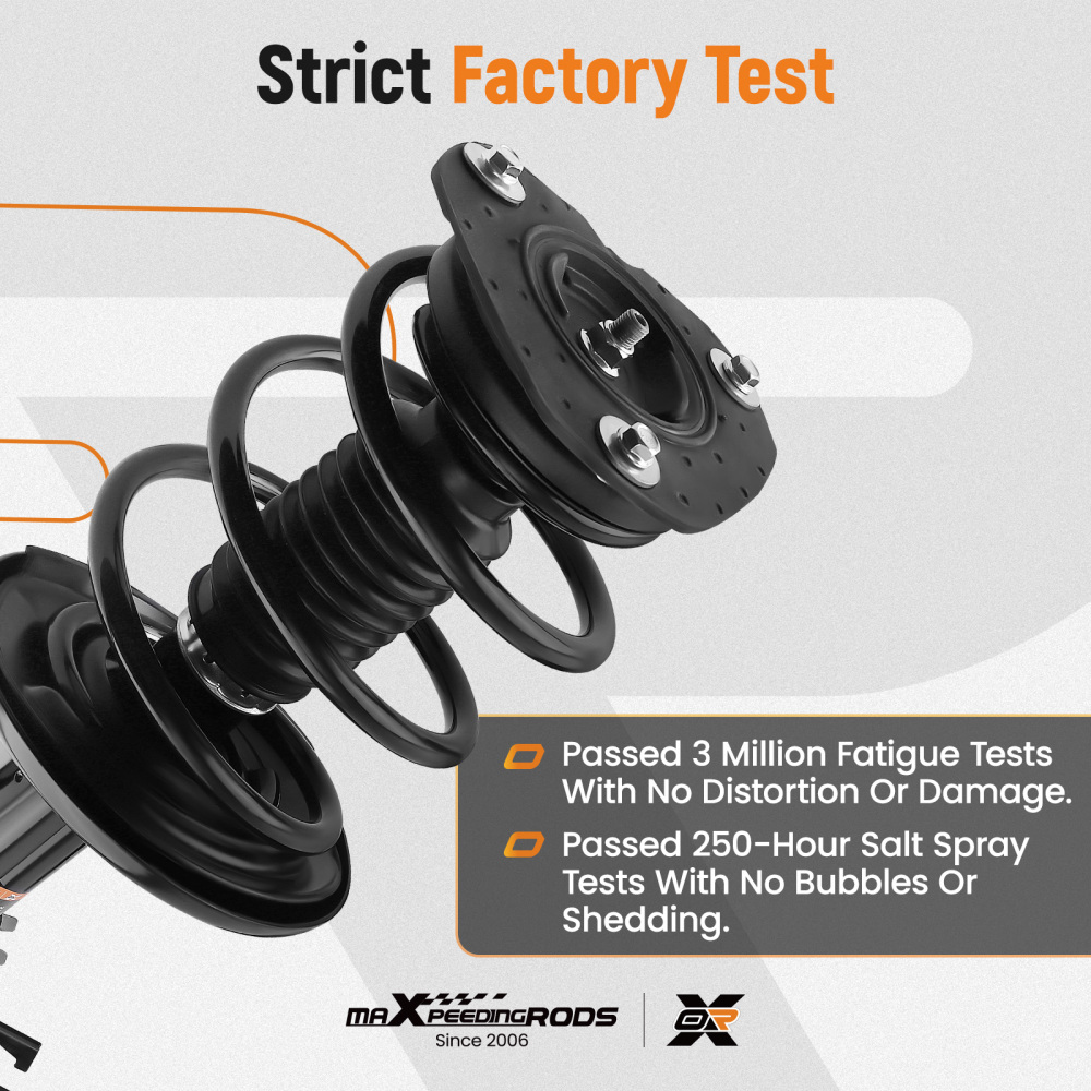 MaXpeedingrods Suspension Front Struts w/ Control Arm Compatible For Nissan Maxima 2009-14