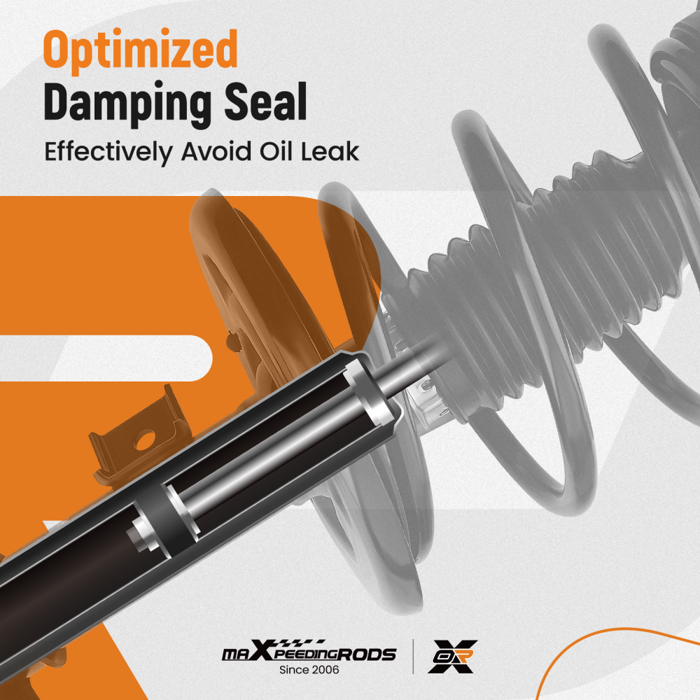 MaXpeedingrods Suspension Front Struts w/ Control Arm Compatible For Nissan Maxima 2009-14