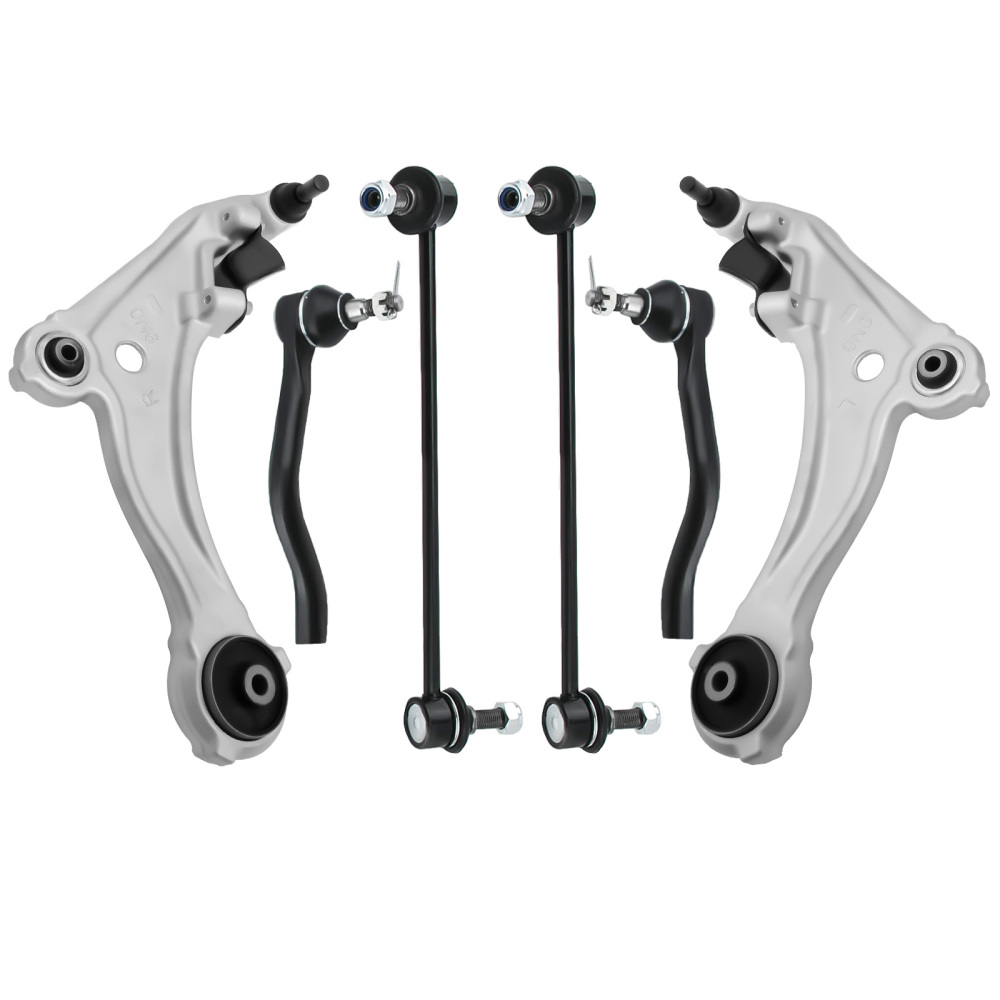 Front Strut w/ Coil Spring + Lower Control Arm compatible for Nissan Maxima 2009-2014 3.5L