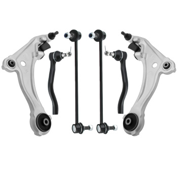 Front Strut w/ Coil Spring + Lower Control Arm compatible for Nissan Maxima 2009-2014 3.5L