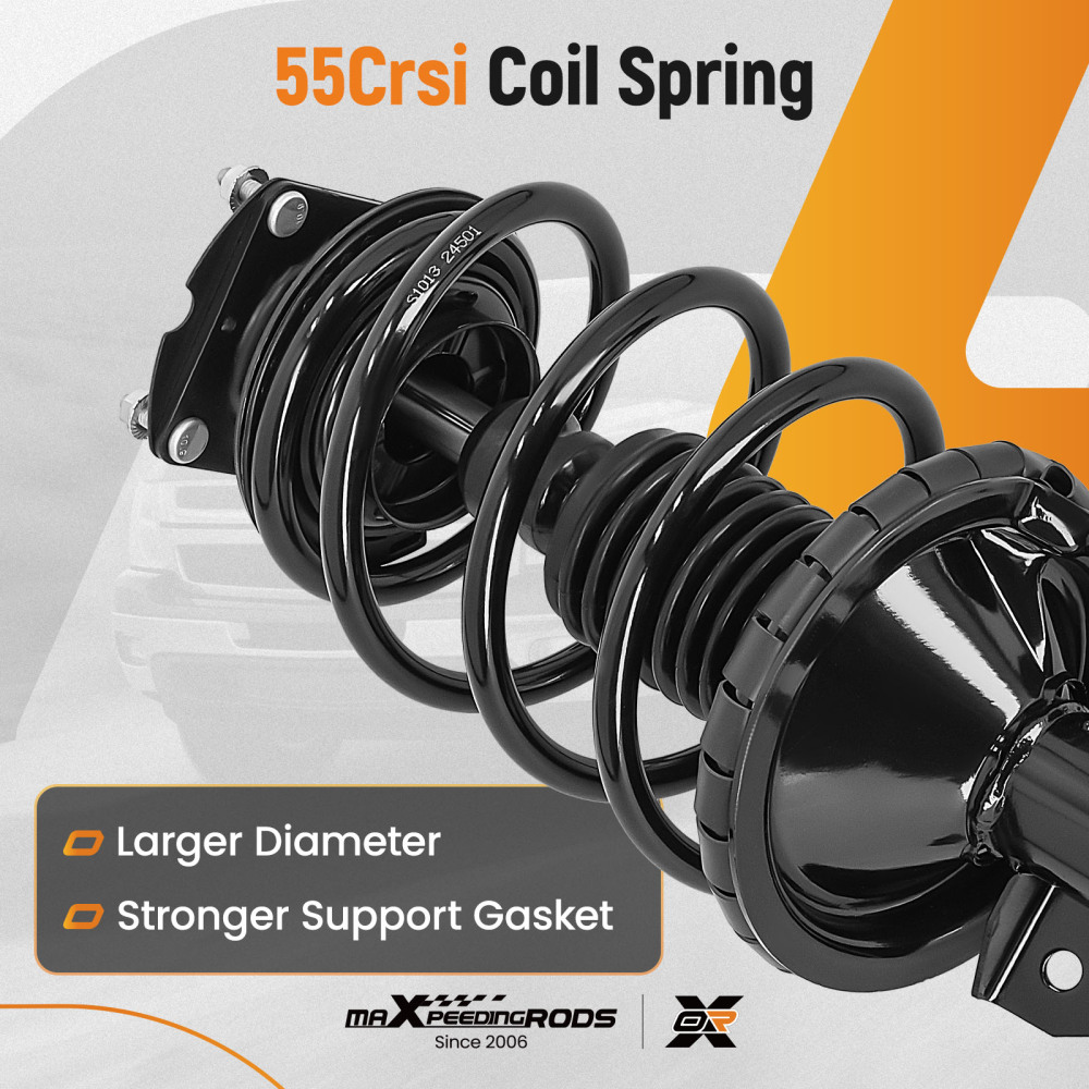 2PCSFront Shock Struts Assembly compatible for Ford Mustang 2011-2014 BASE GT 172540